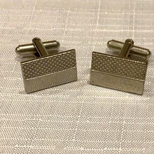 5/$25 Chrome cufflinks. 1950s. Rockabilly   Perfect like new. Unsigned.
